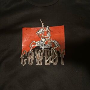 Black Cowboy Graphic T-Shirt